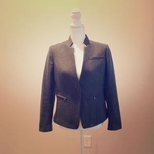 Ann Taylor Blazer with Stand-Up Collar